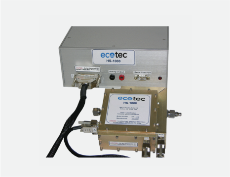 An image of the HS-1000 system by Ecotec, which accurately measures fuel cell humidity levels in high temperature and humidity fuel cell gas conditions.