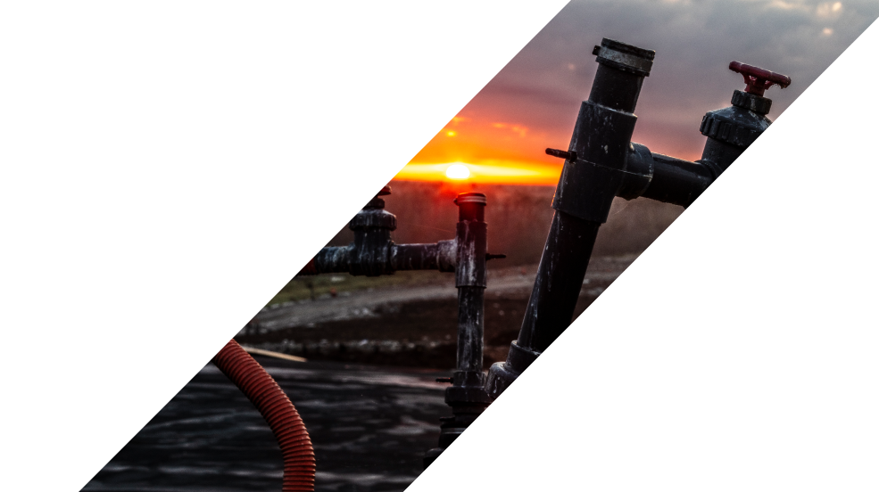 A picture of the sun going down with a landfill pipe in the foreground. The Ecotec Group helps protect the environment by detecting, monitoring and reporting a wide range of emissions with total accuracy.